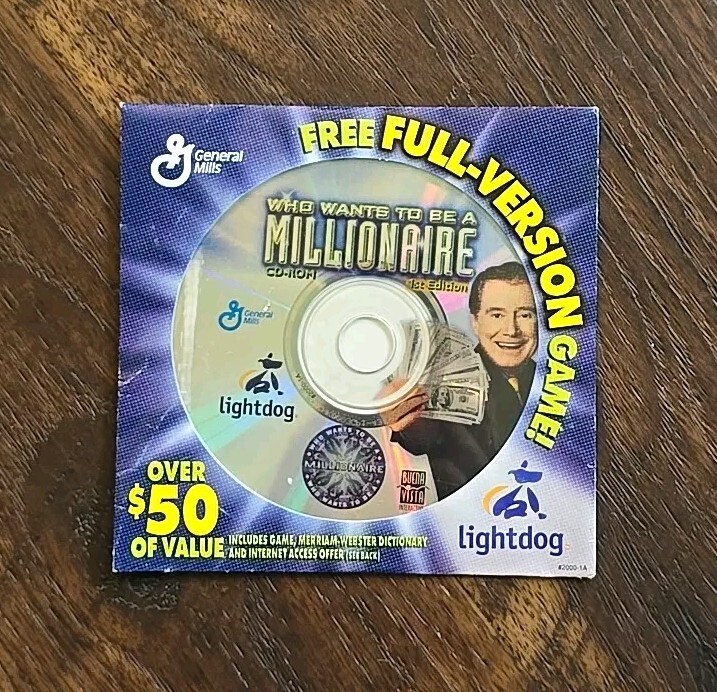 Who Wants to Be a Millionaire 1st Edition General Mills Promo (PC