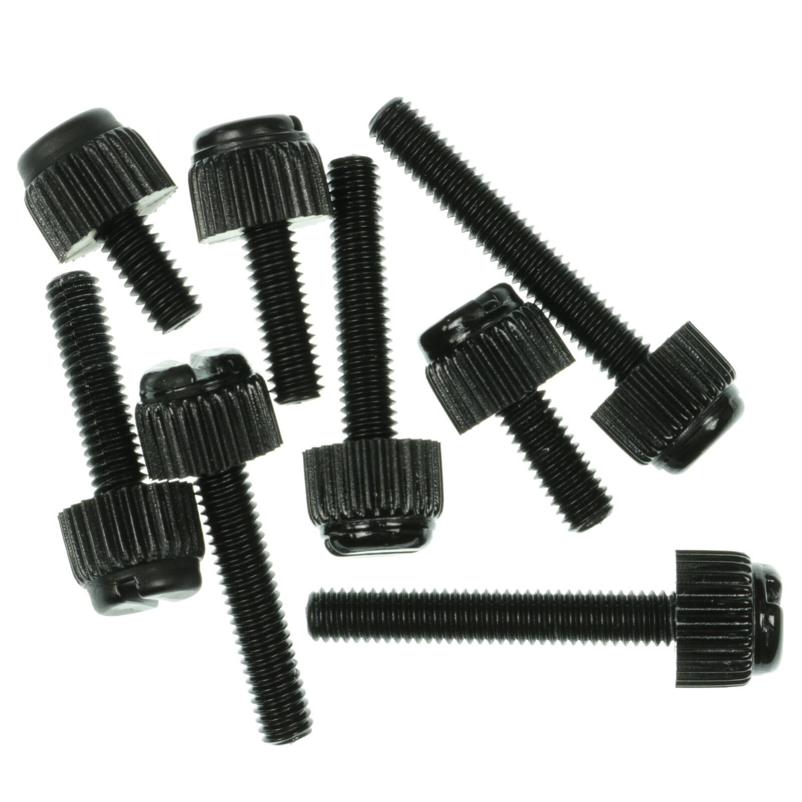 M3 M4 M5 M6 BLACK NYLON SLOTTED KNURLED THUMB SCREWS UK STOCK FREE