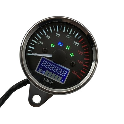 Universal  Motorcycle Speedometer  Digital  Liquaid Crystal C0J9