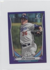 2014 Bowman Chrome Minis Purple Refractor 2/3 Jeff Brigham #53 1p5