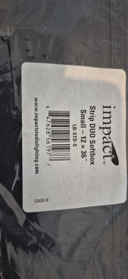 Impact LB-STD-S Luxbanx Duo Softbox Small - 12” x 36” - Image 4 of 4