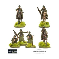 Warlord WWII French Mini 28mm French Army Cavalry B Pack New