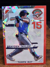 2025 Panini Prospect Edition Prizm Brayden Taylor #143 Tampa Bay Rays