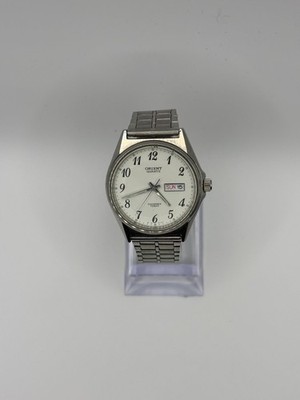 Vintage Orient Swimmer UG02-C0 Men's Watch 37 mm Quartz Japan | Steel Bracelet