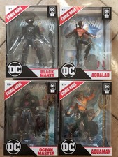 McFarlane DC Multiverse AQUAMAN Black Manta Ocean Master Aqua Lad Page Punchers