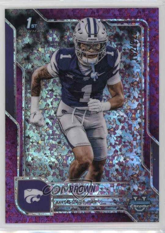 2025 Bowman U Chrome Fuchsia Mini-Diamond Refractor /225 Jayce Brown #71 3hd