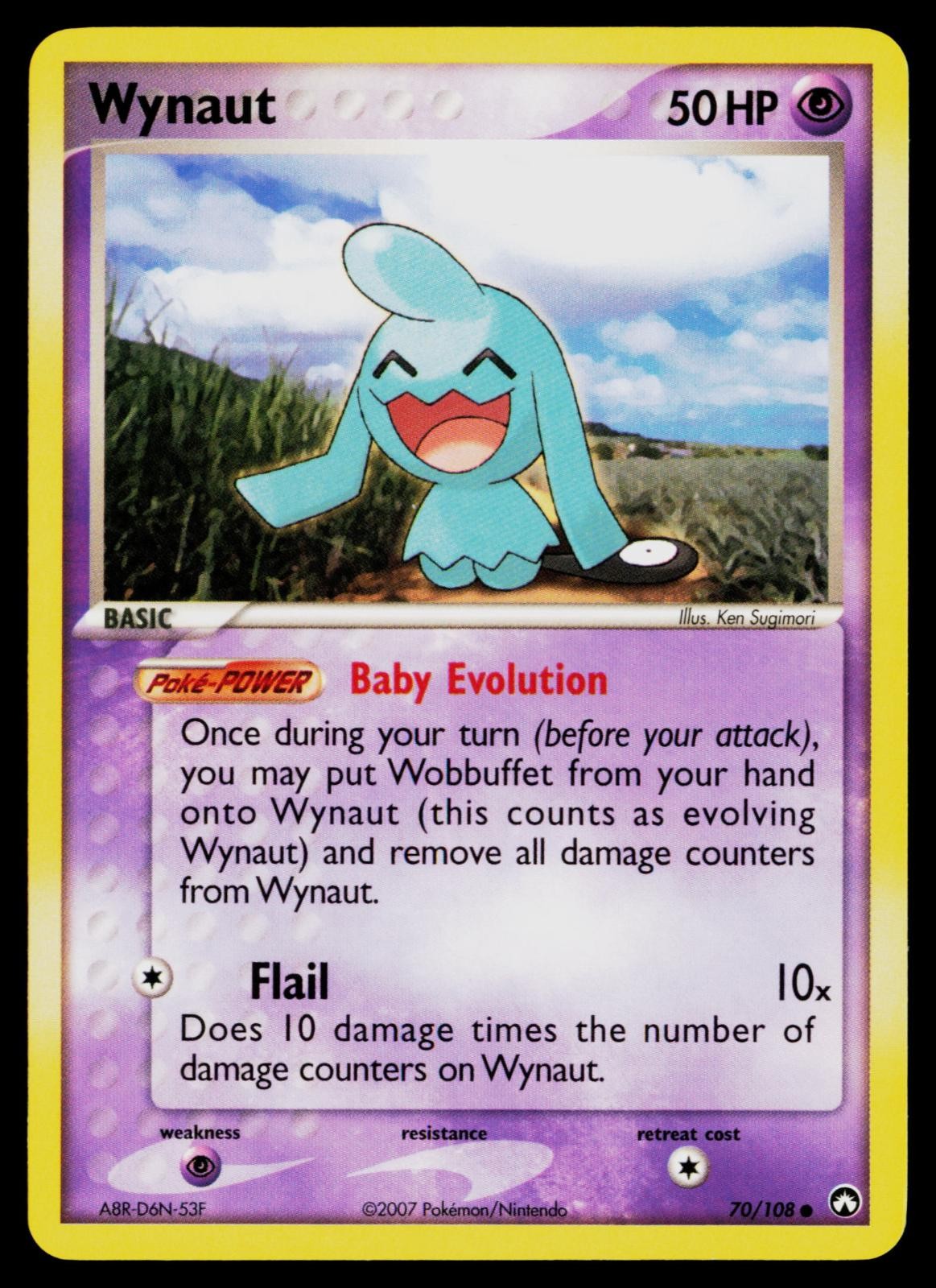 Wynaut 70/108 C Power Keepers Pokemon NM/LP