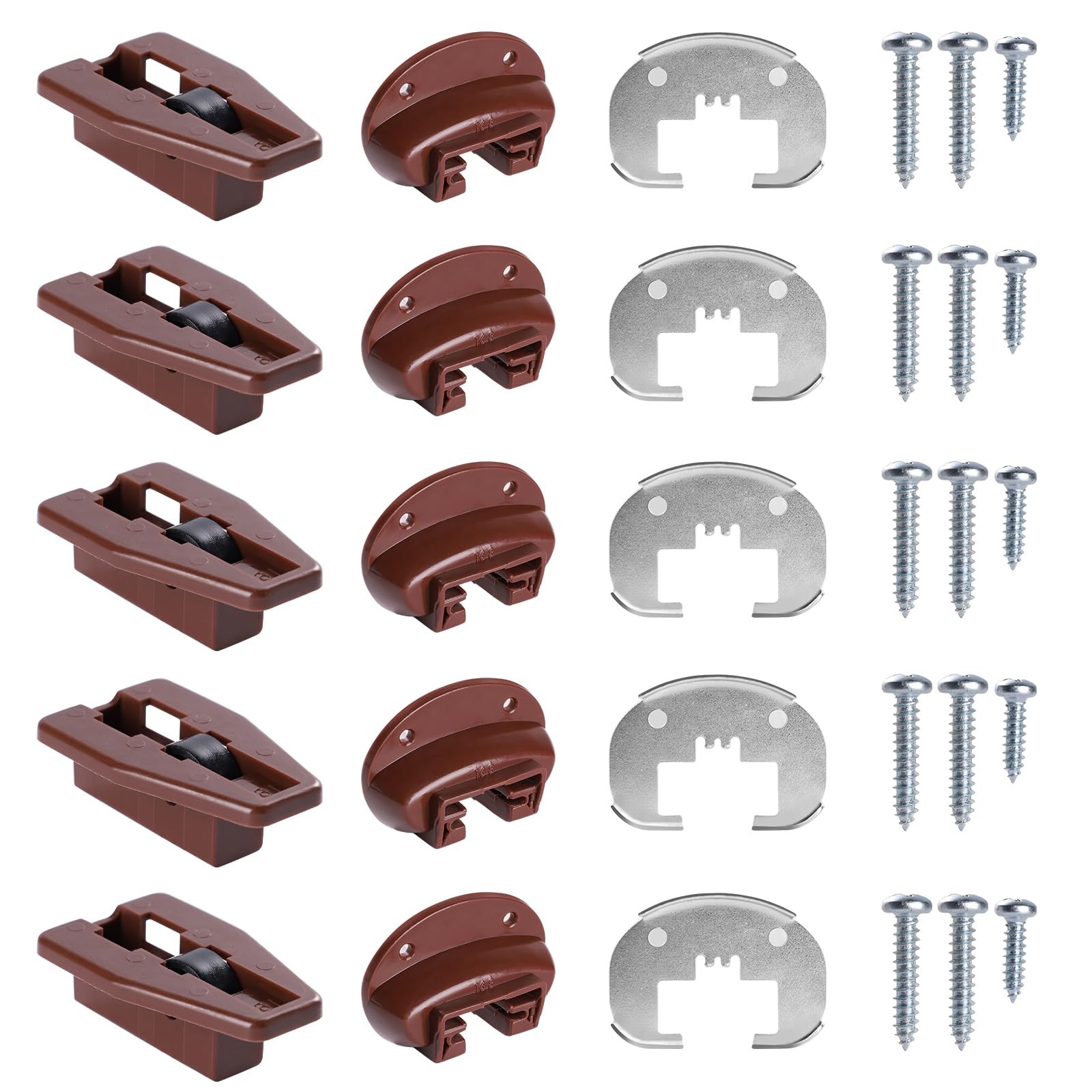5 Sets Kenlin Rite-Trak II Drawer Track Guides Replacement f