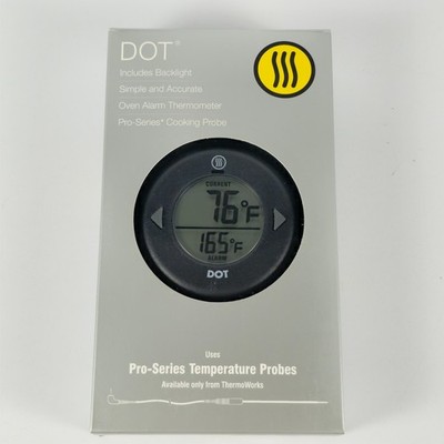 Pro Series Tempature Probe Thermoworks Meat Therometer Alarm TX-1200-BK