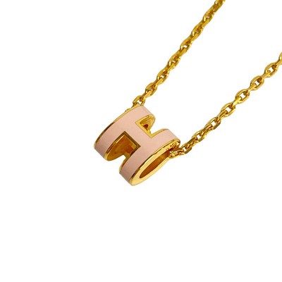 HERMES Mini Pop H - Rose Gold Light Pink Hardware G***** None