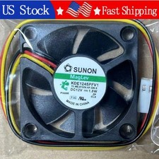 1PCS Brand New SUNON KDE1245PFV1 DC12V 1.8W 3Pin Cooling Fan Fast Shipping