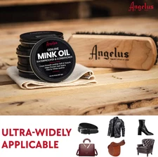 Mink Oil for Leather Boots 7.6oz | All-Natural Leather Conditioner, Cleaner, Wat