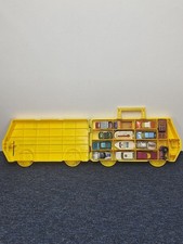 Matchbox Securicar Motorcity  Carry case from 1988 plus vintage cars.