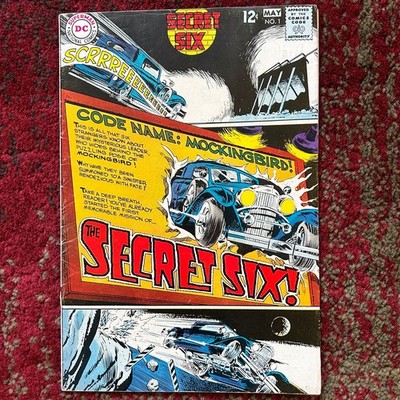 1968 Secret Six #1 Mockingbird First Appearance Key Issue DC Comics Silver Age