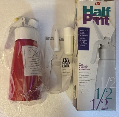 iSi Half Pint Red Coffee & Dessert Cream Whipper Dispenser A-1217