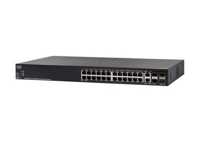 Cisco SG350X-24MP 24 Port 4x 10G PoE Stackable Managed Switch SG350X-24MP-K9 V04