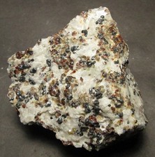 Zincite Willemite Calcite Franklinite Fluorescent Mineral Sterling Hill NJ