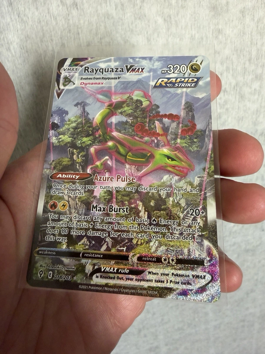 Rayquaza VMAX 218/203 SWSH07: Evolving Skies for sale | eBay