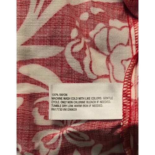 Knox Rose Damen rot Blumen Bauernbluse-Größe 1X - Bild 3 von 4