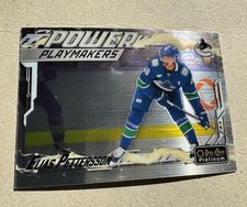 2024-25 O-Pee-Chee Platinum Power Playmakers Elias Pettersson Vancouver #PM-5