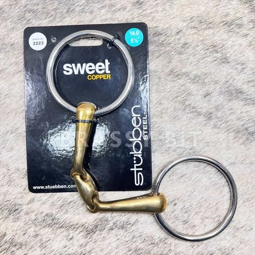 5.5" Stubben Sweet Copper Loose Ring Snaffle w/ French Link