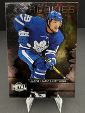Nick Robertson #107 Skybox Metal Universe NHL 2020-21 Toronto Maple Leafs RC