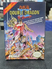 Double Dragon II 2 The Revenge In Box  w/Poster! Nintendo NES 