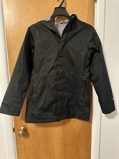 The North Face DryVent Girls Youth Mesh Lined Black Windbreaker Jacket L 14/16