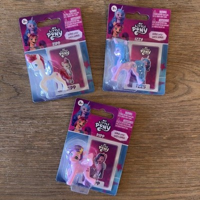 My Little Pony Miniature Figures-Lot Of 3 New In Packaging-Zipp-Pipp-Izzy