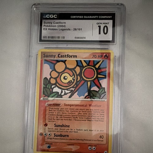Sunny Castform graded CGC 10 for sale on eBay