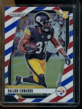 2024 Panini Prizm Daijun Edwards Red White and Blue Rookie Steelers #323