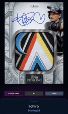 25 Topps Bunt DIGITAL Sterling Signature Relic SUPER RARE Ichiro