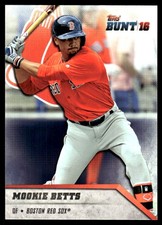 2016 Topps Bunt Mookie Betts Topaz #193 card
