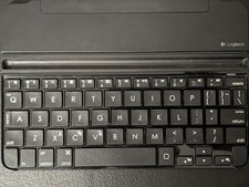 Logitech Wireless Ultrathin Keyboard Folio Case iPad Mini 1, 2 3 Carbon Black