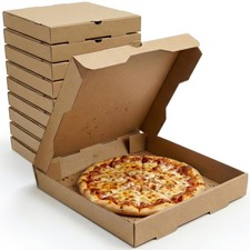 BOARDS Pizza Boxes 12 x 12 x 1.75 Inches 15 Pack Kraft Corrugated Cardbo...