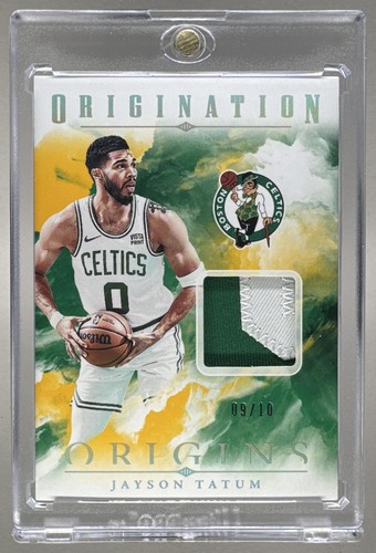Jayson Tatum 2024 Panini Origins #OM-JAY Gold Origination Patch /10