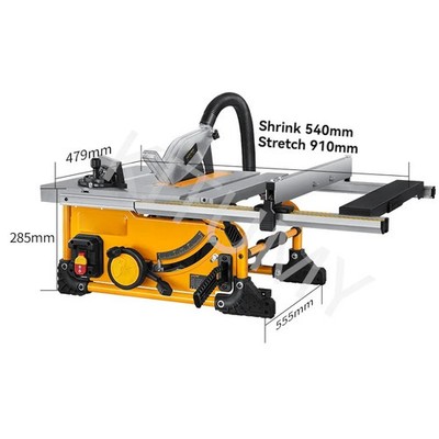 Woodworking Table Saw, Multi-functional Circular Saw Cutting Machine Tool