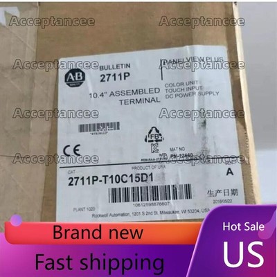 2711P-T10C15D1 AB REV. E PanelView Plus 1000 Touch Terminal NEW US Free Tax