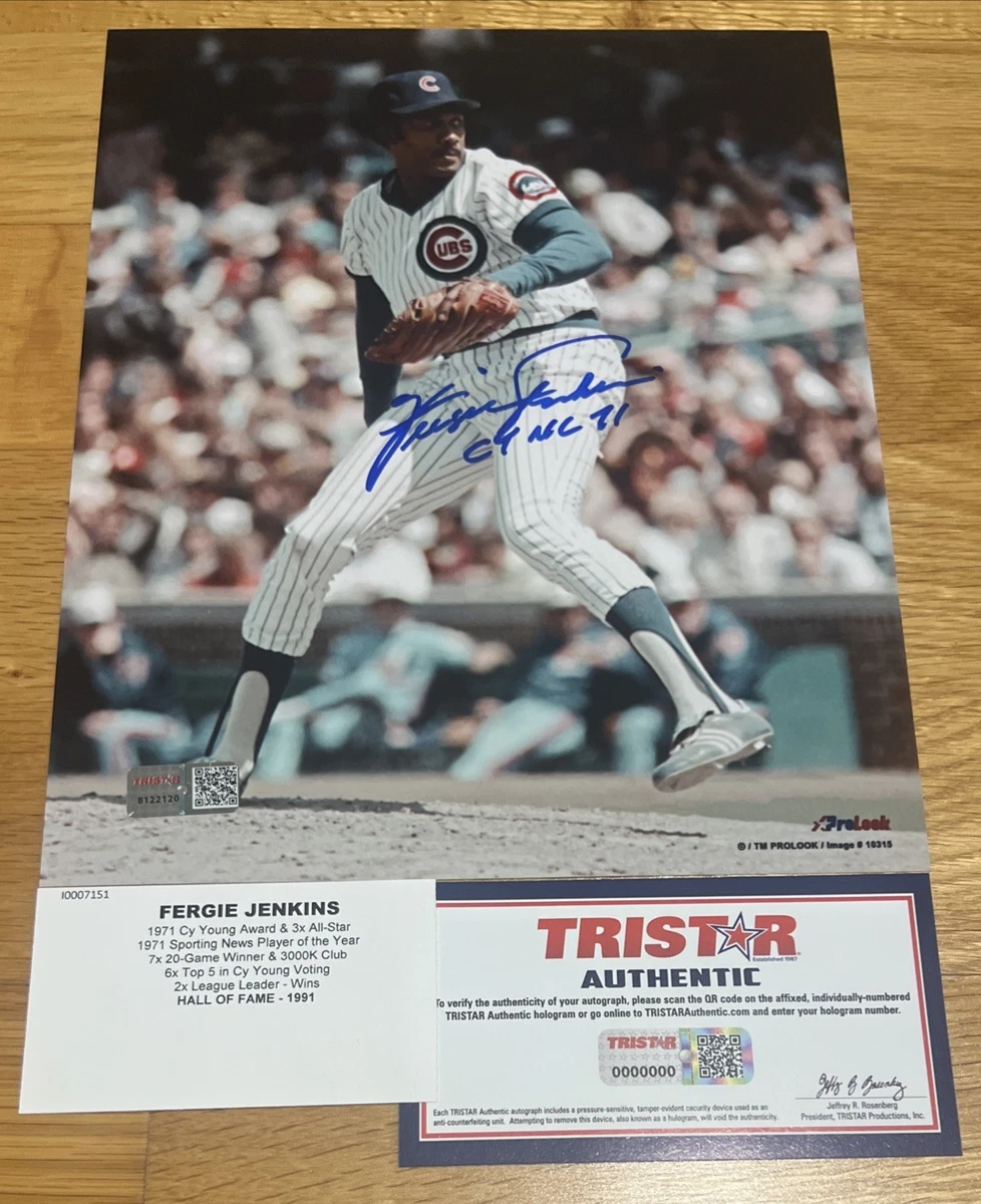 Fergie Jenkins MLB Original Autographed Photos for sale | eBay