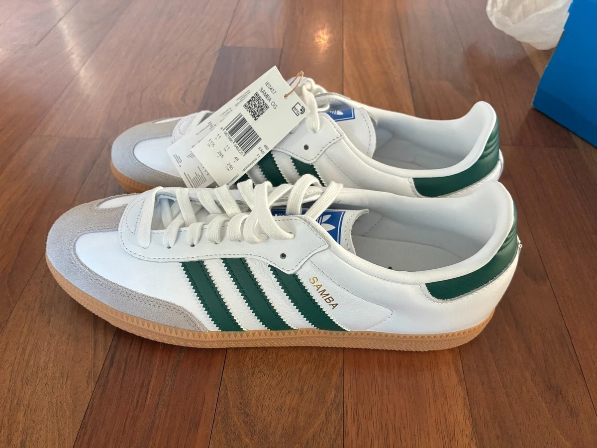 Adidas Samba OG Cloud White Green for sale | eBay