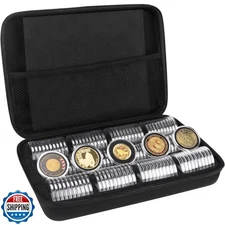 SPLF 120 Pieces 46mm Coin Capsules and 7 Sizes (20/25/30/35/38/40