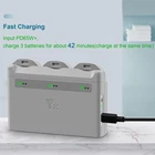Battery Fast Charger Three Way Charging Hub Charger for DJI Neo Drone Accessory