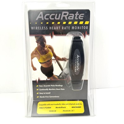 AccuRate Wireless Heart Rate Monitor Workout Treadmills Bikes Ellipticals NEW