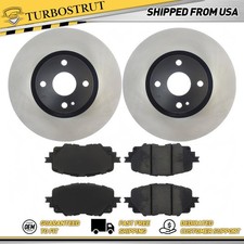 Front OE Brake Rotors Brake Pads Kit for 2017 Fiat 124 Spider 1.4L