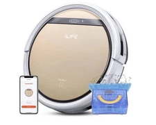 ILIFE V5s Plus Robot Vacuum & Mop — WiFi/App/Alexa, Self-charging