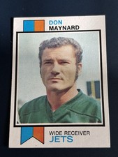 1973 Topps Football #175 Don Maynard New York Jets
