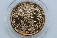 2022 Gold Full Sovereign Coin King Charles III Queen Elizabeth II Memorial