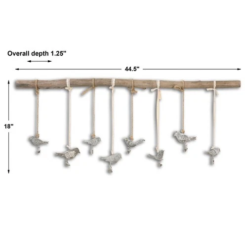 Uttermost - Wall Art - Alternative Wall Decor - Birds On A Branch - 44.5 inch - Picture 4 of 4