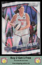 Stefanie Dolson 2025 Panini Prizm WNBA #112 White Seismic Prizms