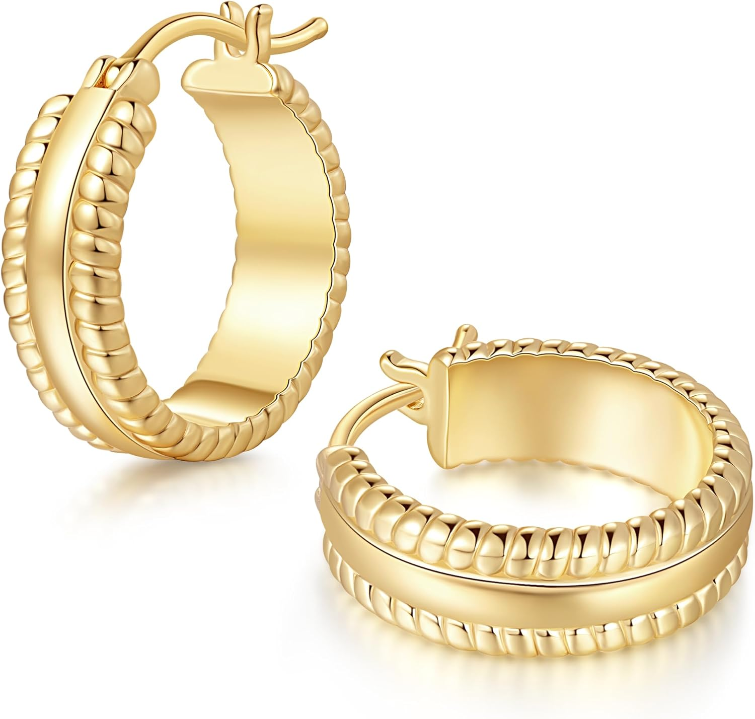 14K Gold Hoop Earrings for Women – Elegant & Timeless Jewelry Masterclass-image